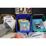 Quantity of OO gauge model railway accessories to include cased & boxed diecast models featuring