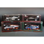 Four boxed 1/18 McLaren Collection diecast models to include 1 x Paul's Model Art (MP 4/13 D.