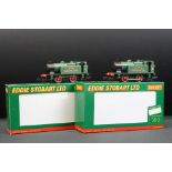 Two Hornby OO gauge Eddie Stobart locomotives to include R2507A 0-4-0 Locomotive Joan Etheridge