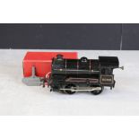 Hornby O gauge 0-4-0 60199 locomotive in black livery, with key, plus a boxed No 50 Tender