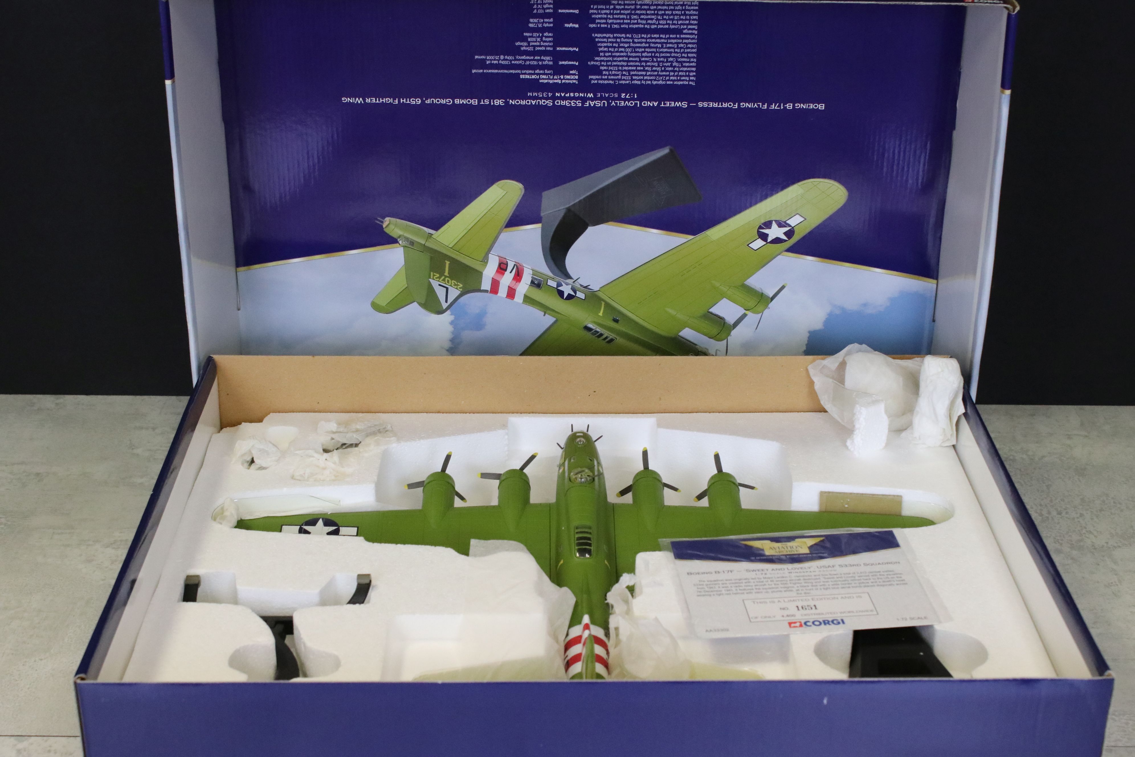 Two Boxed Aviation Archive World War II Europe & Africa 1/72 diecast models to include AA33301 - Image 14 of 20