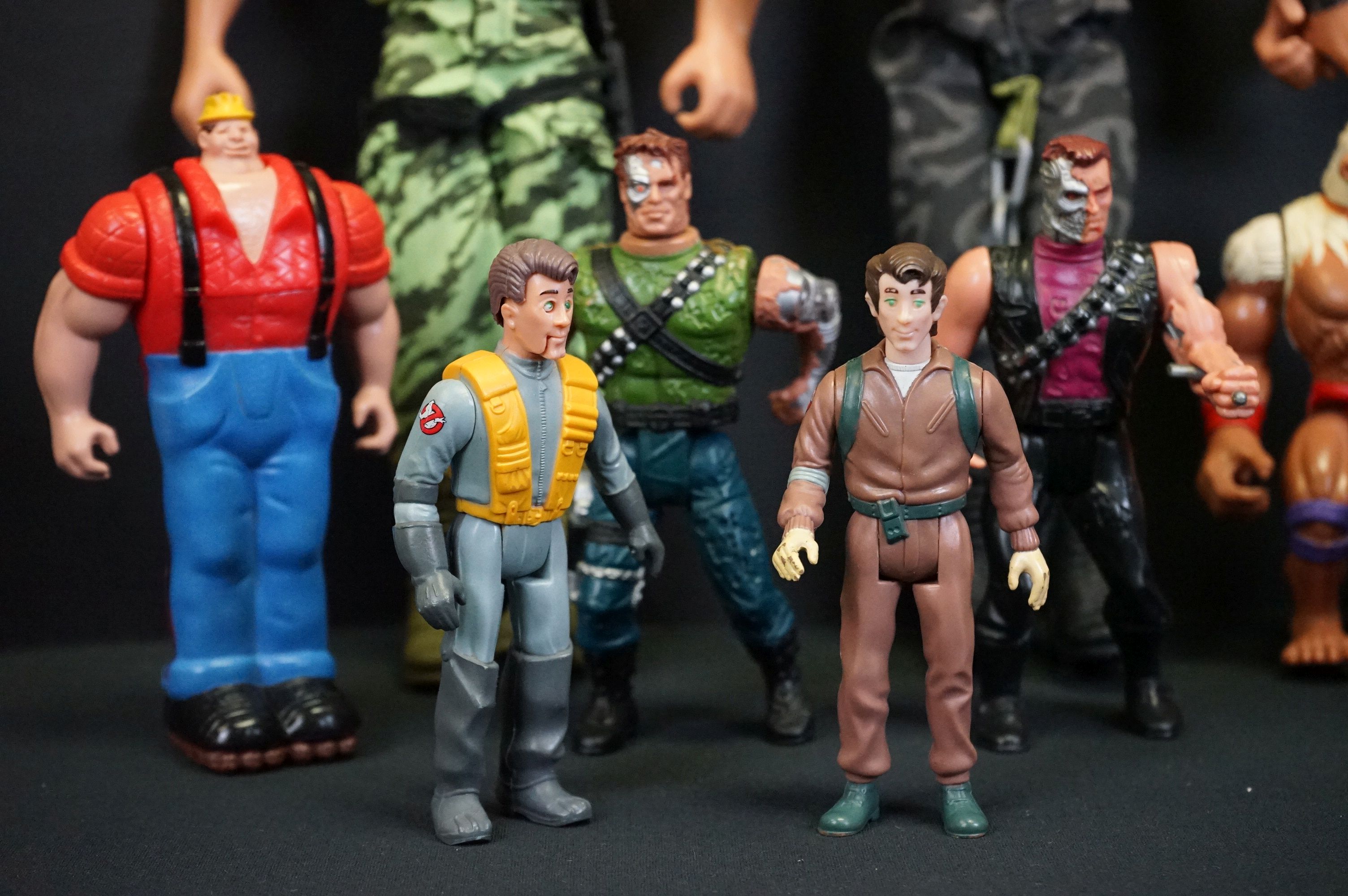 Collection of 80s / 90s play worn action figures to include 4 x Kenner Ghostbusters figures (Peter - Image 9 of 16