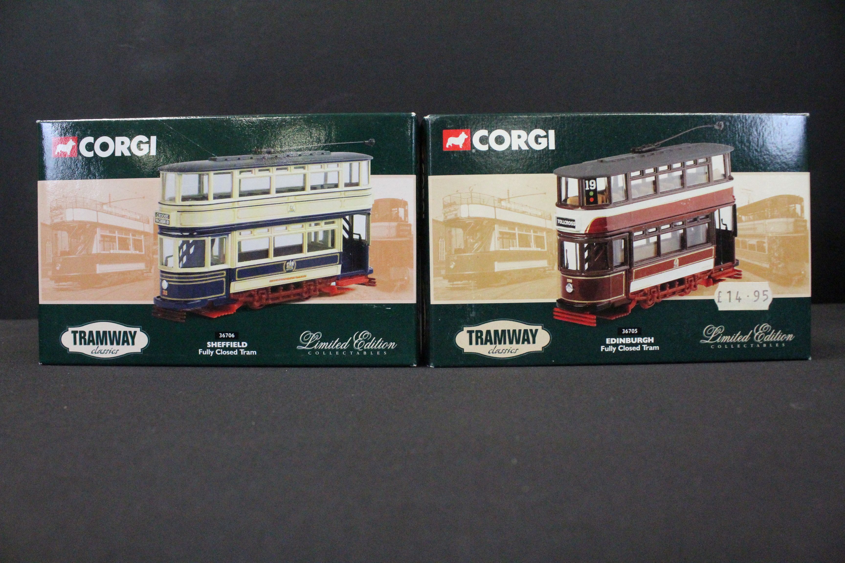 17 Boxed Corgi Tramway Classics diecast models, a few duplicated, ex - Image 5 of 11