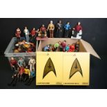Around 80 Star Trek figures featuring mainly Diamond Select examples to include 2 x empty boxes (2