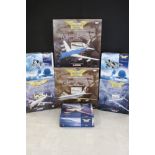 Seven boxed Corgi Aviation Archive diecast models to include 2 x 1/144 ltd edn Classic Jetliners (