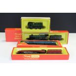 Five boxed Triang Hornby OO gauge locomotives to include R759A GWR Albert Hall Class, R871 LMS 4-6-2
