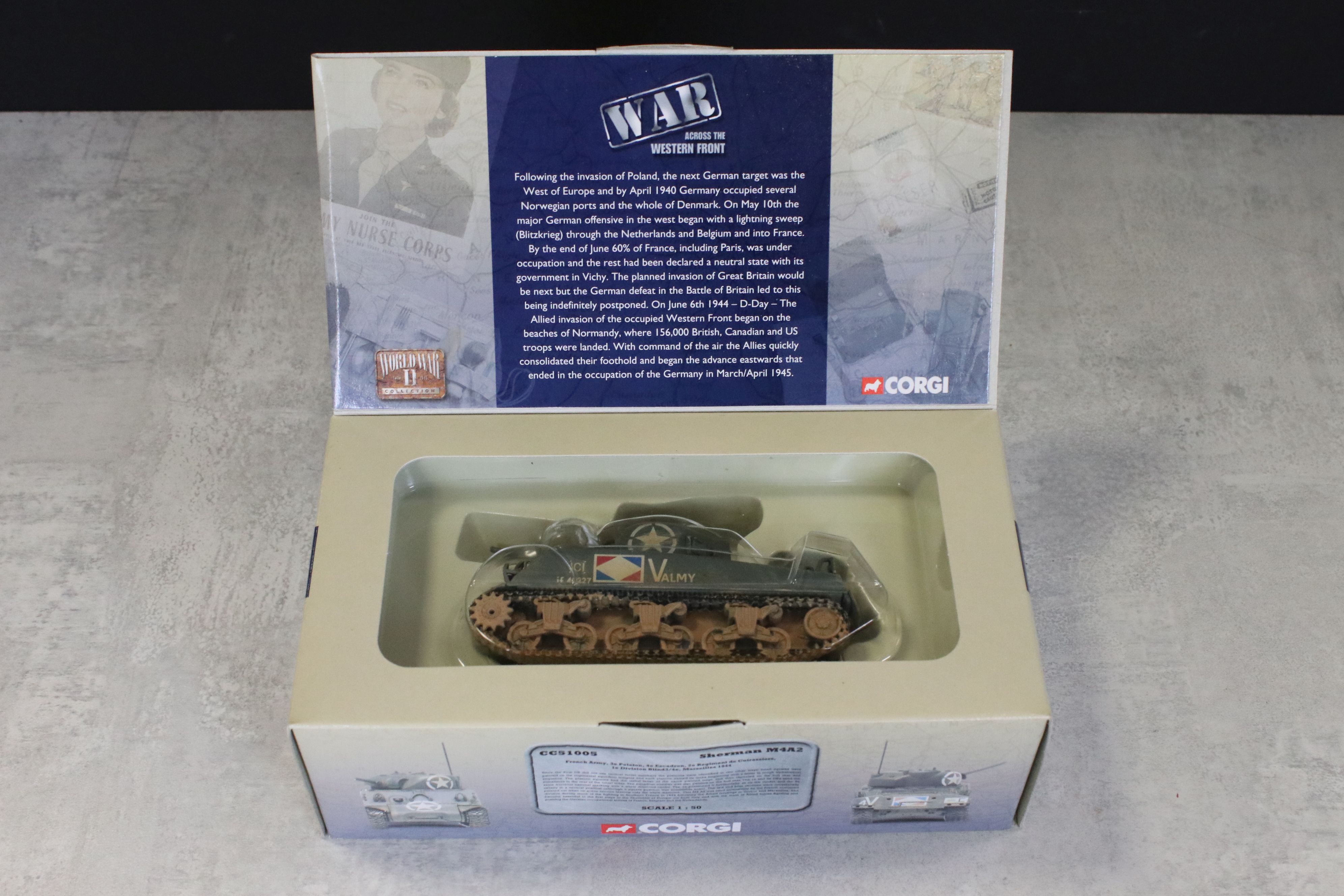 Four Boxed Corgi World War II Collection 1:50 ltd edn diecast models to include 2 x War Across the - Image 10 of 15