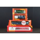 Four boxed Hornby OO gauge locomotives to include R369 BR Class 37 Diesel Blue Livery, R256 0-4-0