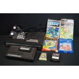 Retro Gaming - CBS Coleco Vision Video Game System with Expansion Module No1, 4 x boxed games (Mouse