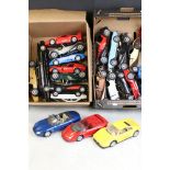 23 Mostly 1/18 scale diecast models, mainly Burago examples, also featuring Maisto, Revell and Sun
