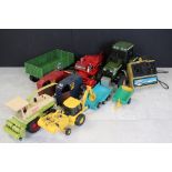 Seven Diecast & plastic agricultural models to include Britains and John Deere, featuring Britains