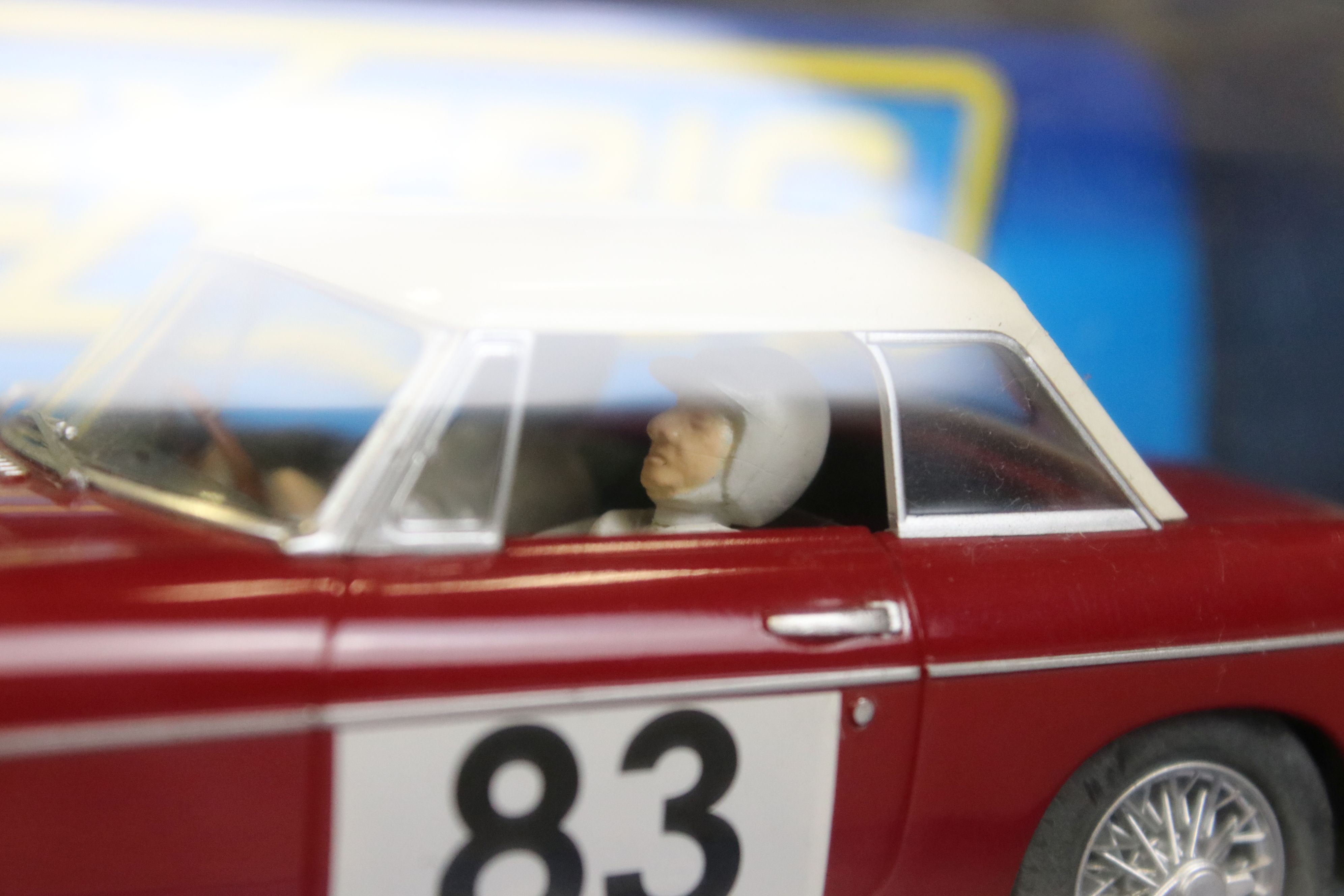 Six cased slot cars to include 5 x Scalextric (C3205 Jaguar D Type, C3502 Ford Cortina MK1, C3143 - Image 7 of 20