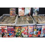 Large Collection of 80s onwards Comics featuring mainly Marvel & DC to include Essential X Men (