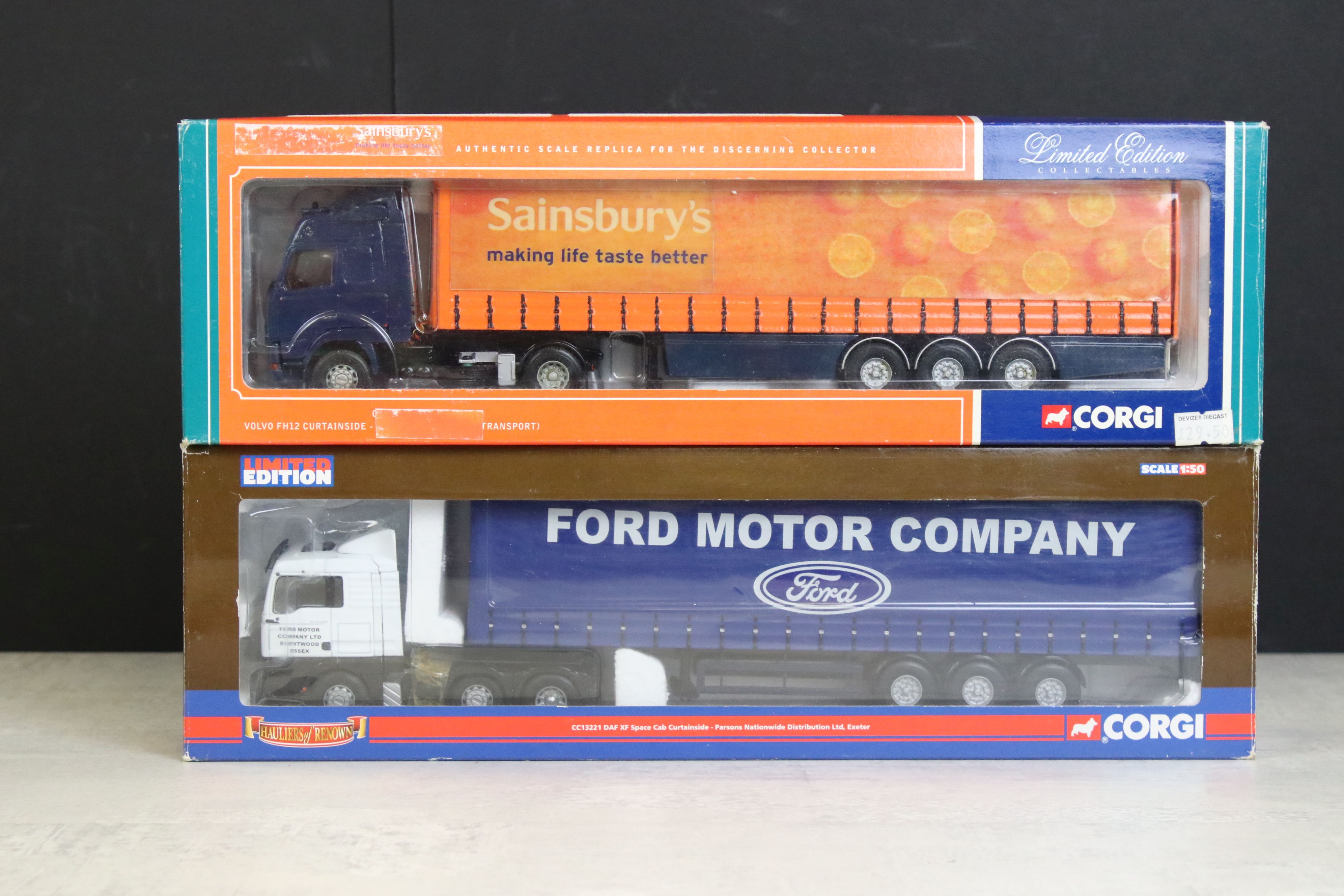 14 Boxed Corgi diecast model trucks & commercial vehicles to include 3 x ltd edn Hauliers of - Image 4 of 10