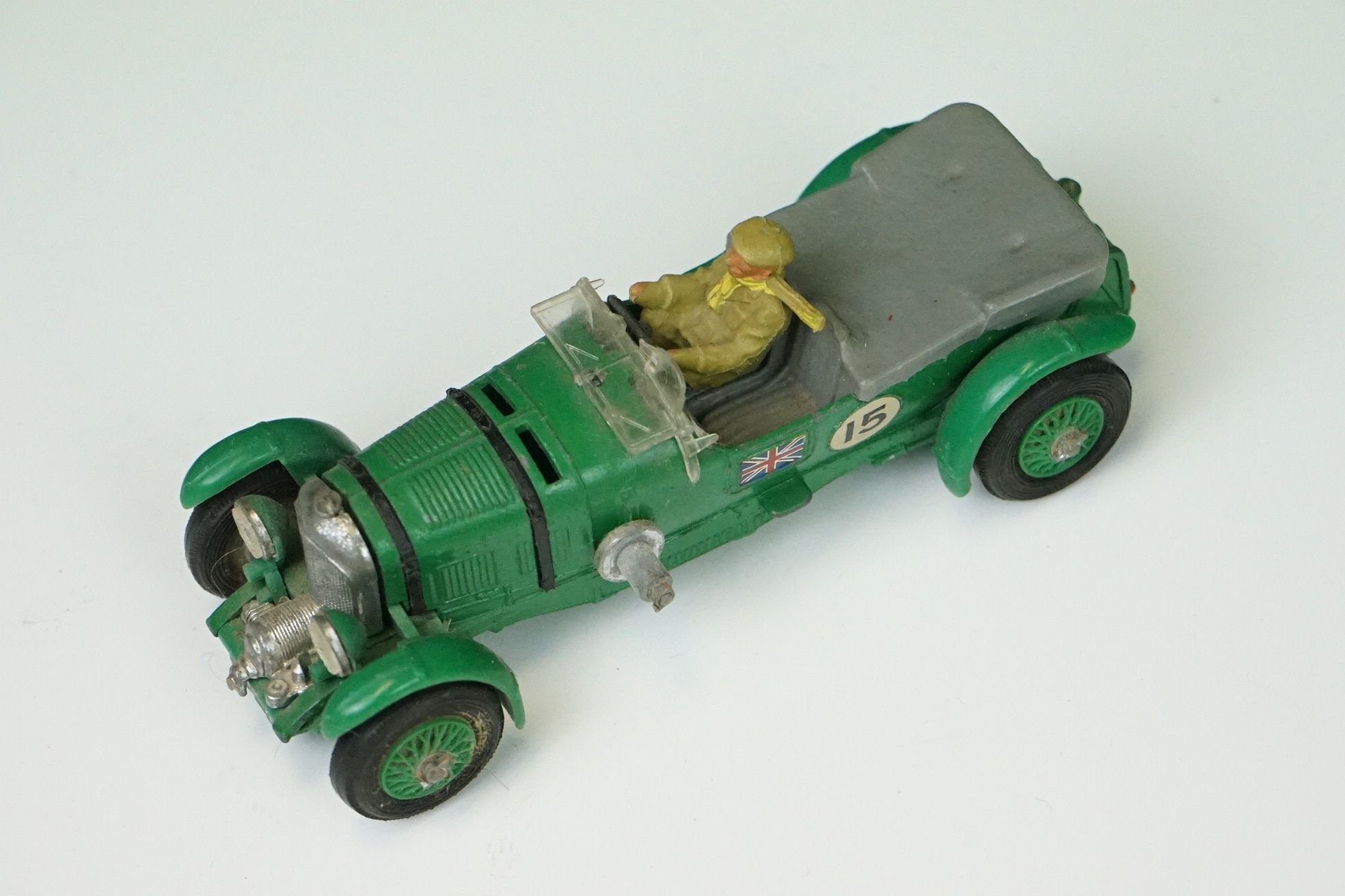 20 Mid 20th C play worn diecast models to include Triang Spot On Royal Rolls Royce, Corgi Chitty - Image 11 of 12
