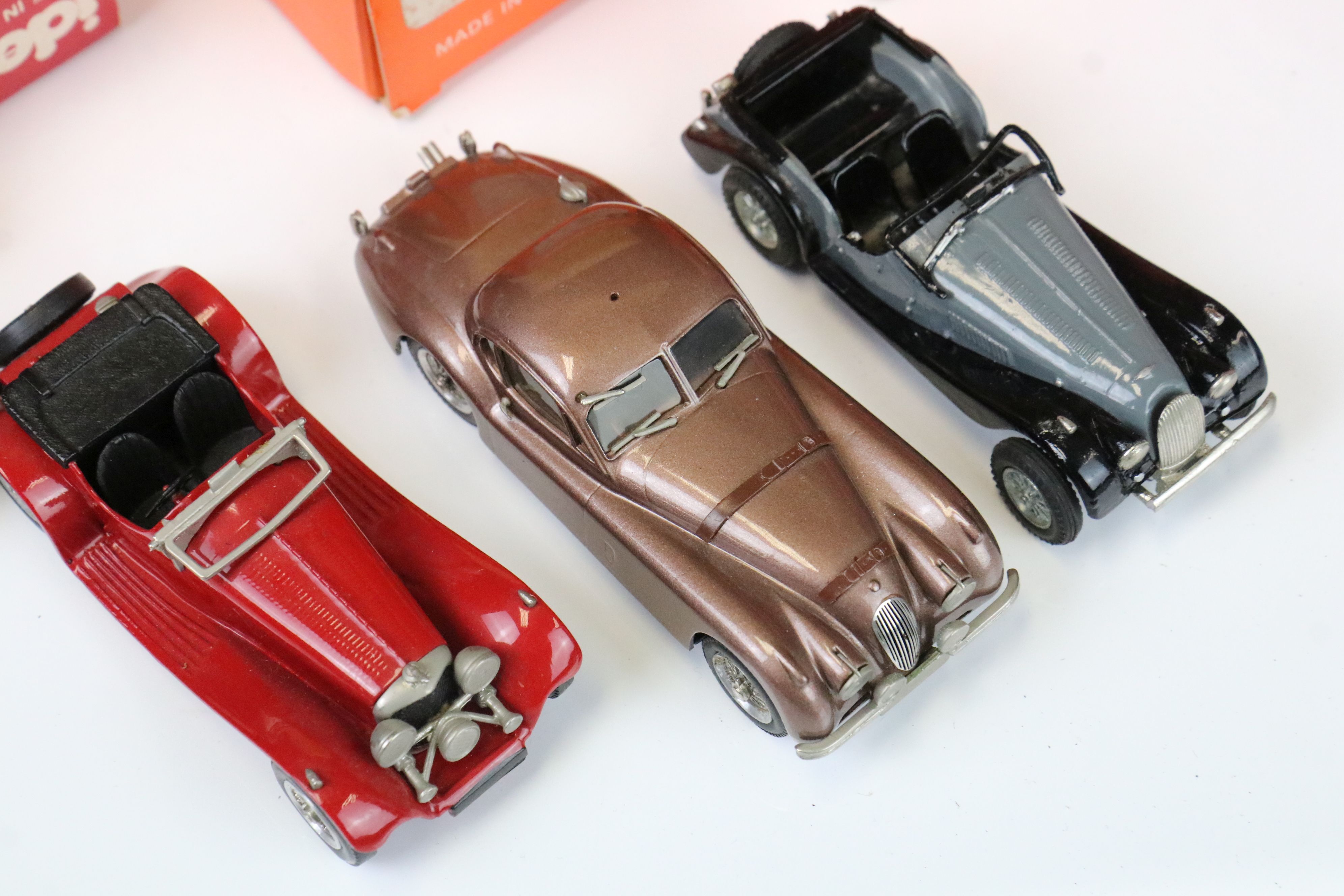 Five boxed white metal model vehicles, to include Mikansue Competition 22 Adler 2.5 LM 1938, - Image 6 of 18