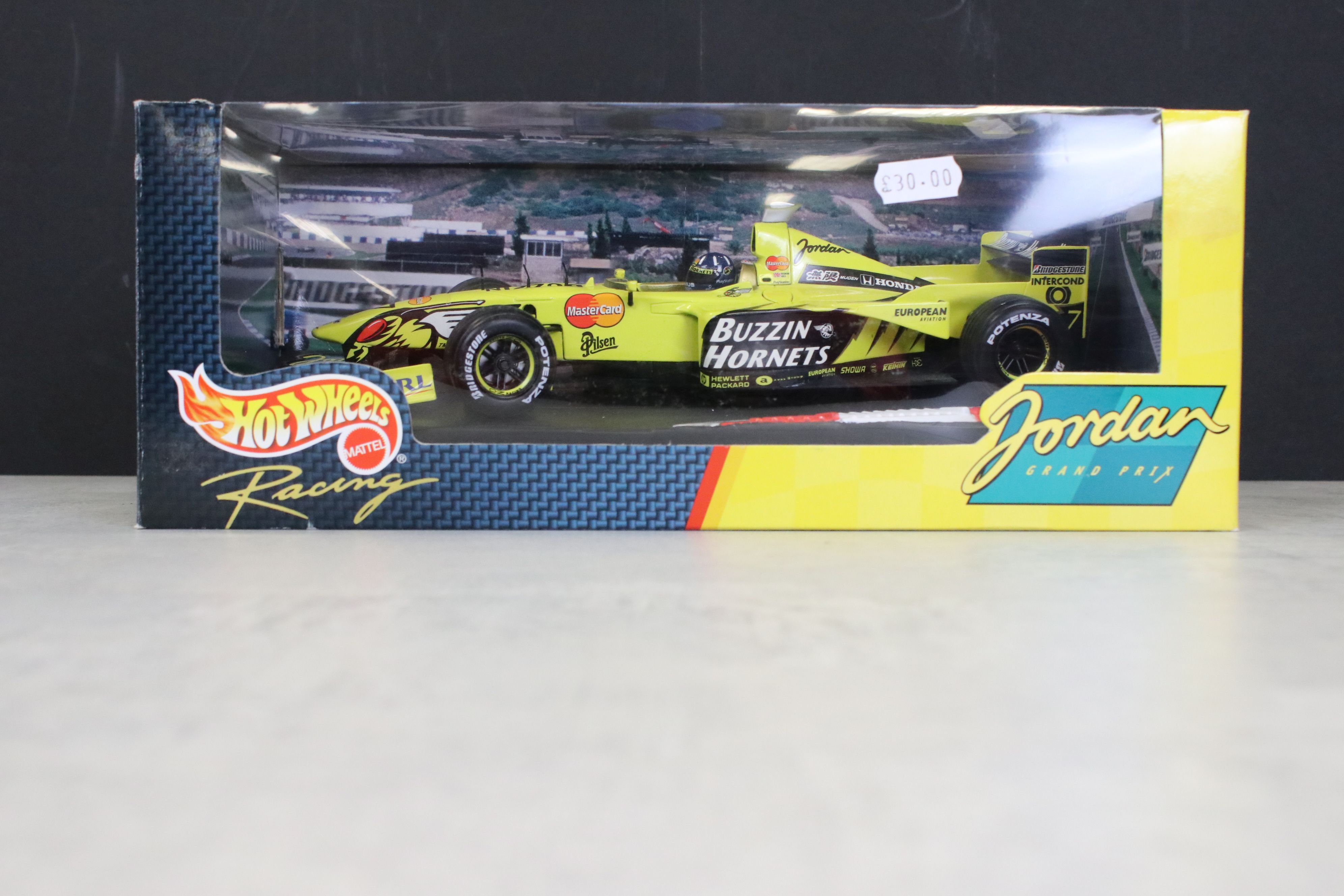 Six boxed Mattel Hot Wheels 1/18 F1 diecast models to include Jordan 199 Damon Hill, Michael - Image 2 of 16