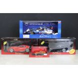 Three Boxed AUTOart Dodge Viper 1:18 scale diecast models to include 2 x AUTOart Motorsport Dodge