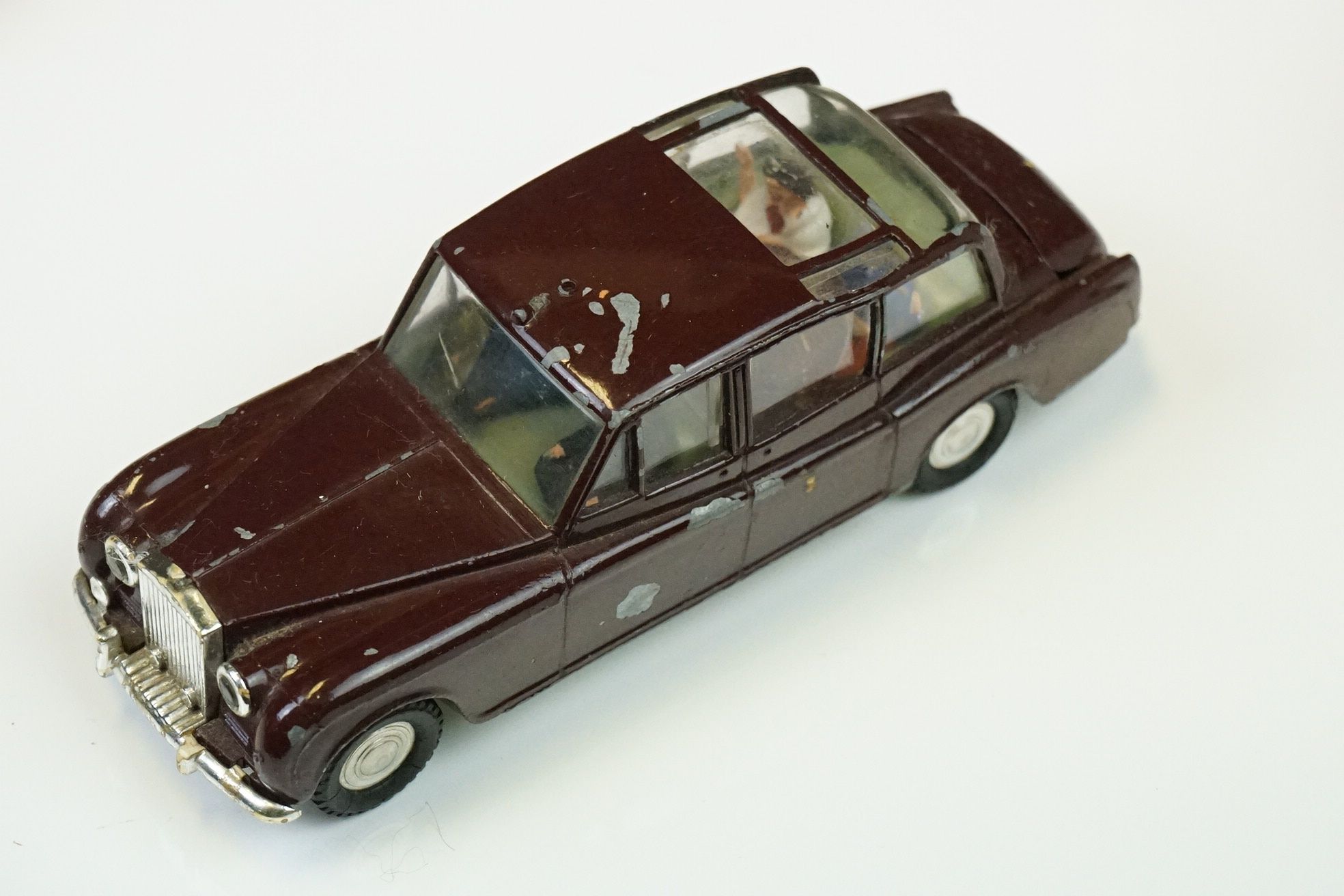 20 Mid 20th C play worn diecast models to include Triang Spot On Royal Rolls Royce, Corgi Chitty - Image 5 of 12