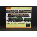Boxed ltd edn Hornby OO gauge R3219 Great Western Troop Train Pack, complete with certificate