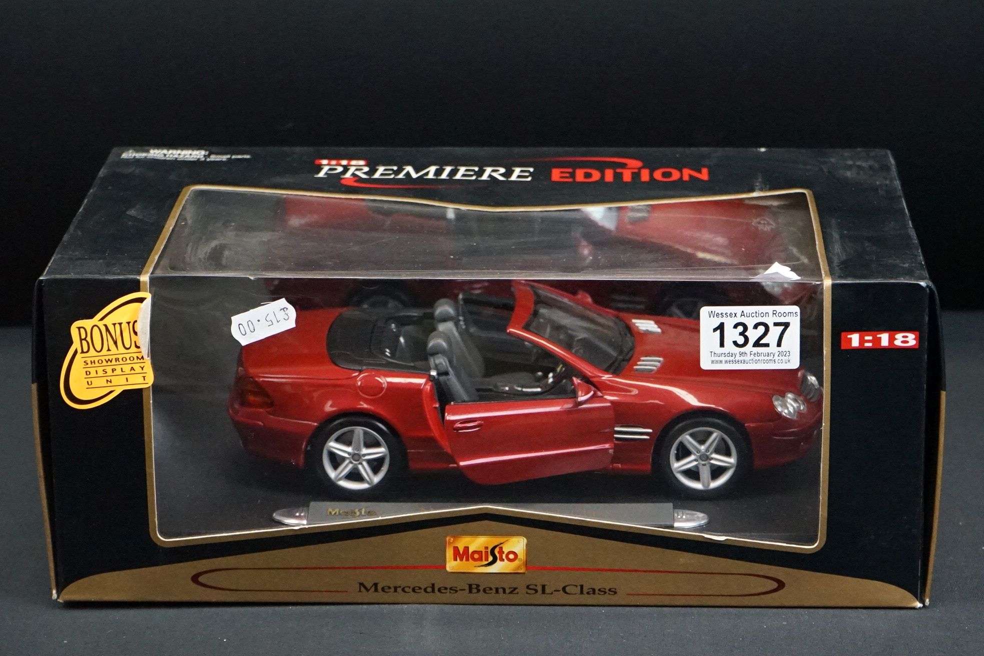 Four boxed Maisto 1/18 diecast models to include 3 x Premiere Edition (2 x Mercedes Benz SL Class, - Image 18 of 18