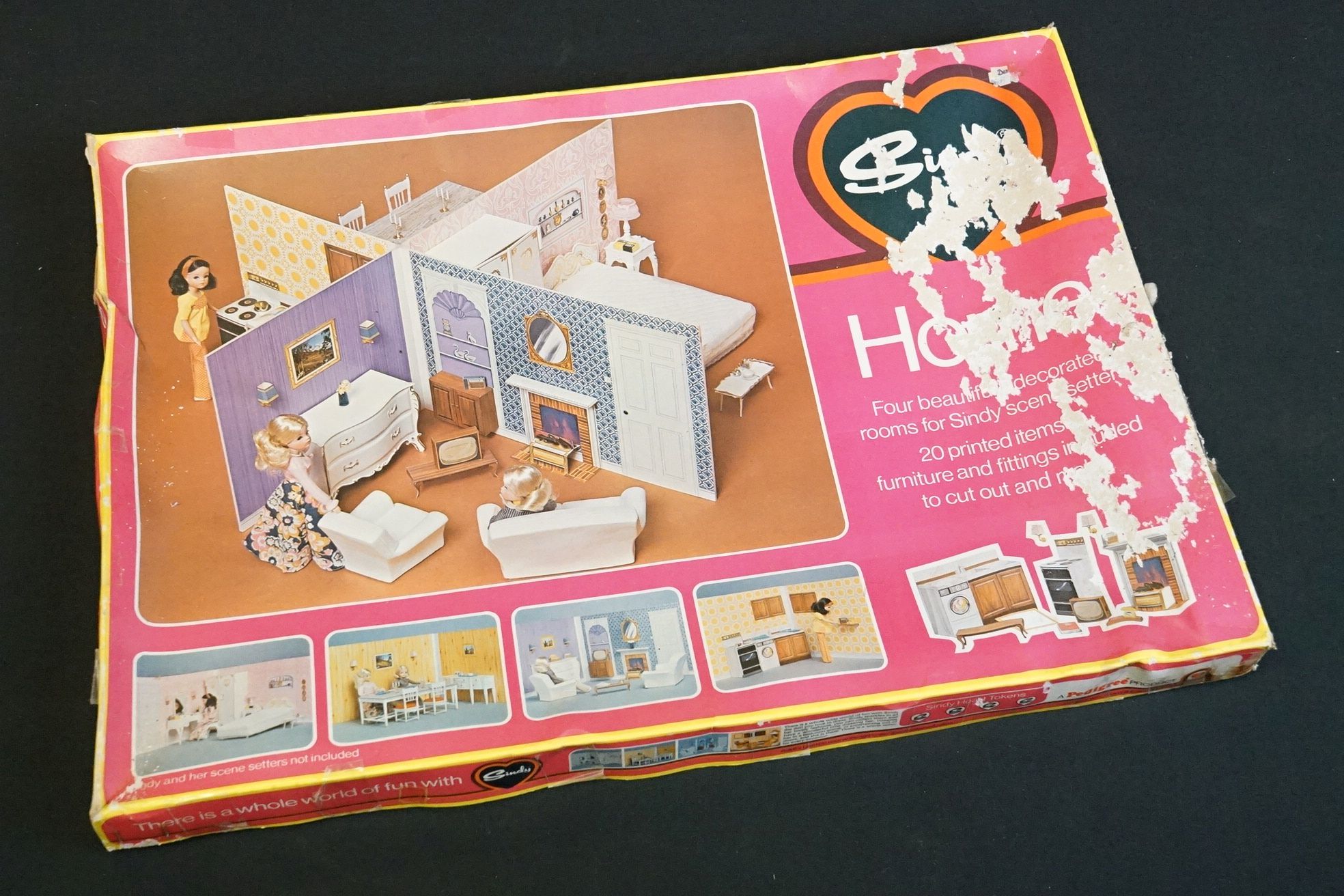 Nine boxed Pedigree Sindy accessories to include Wardrobe, Bedside Table and Lamp, Home (damage ot - Image 8 of 13