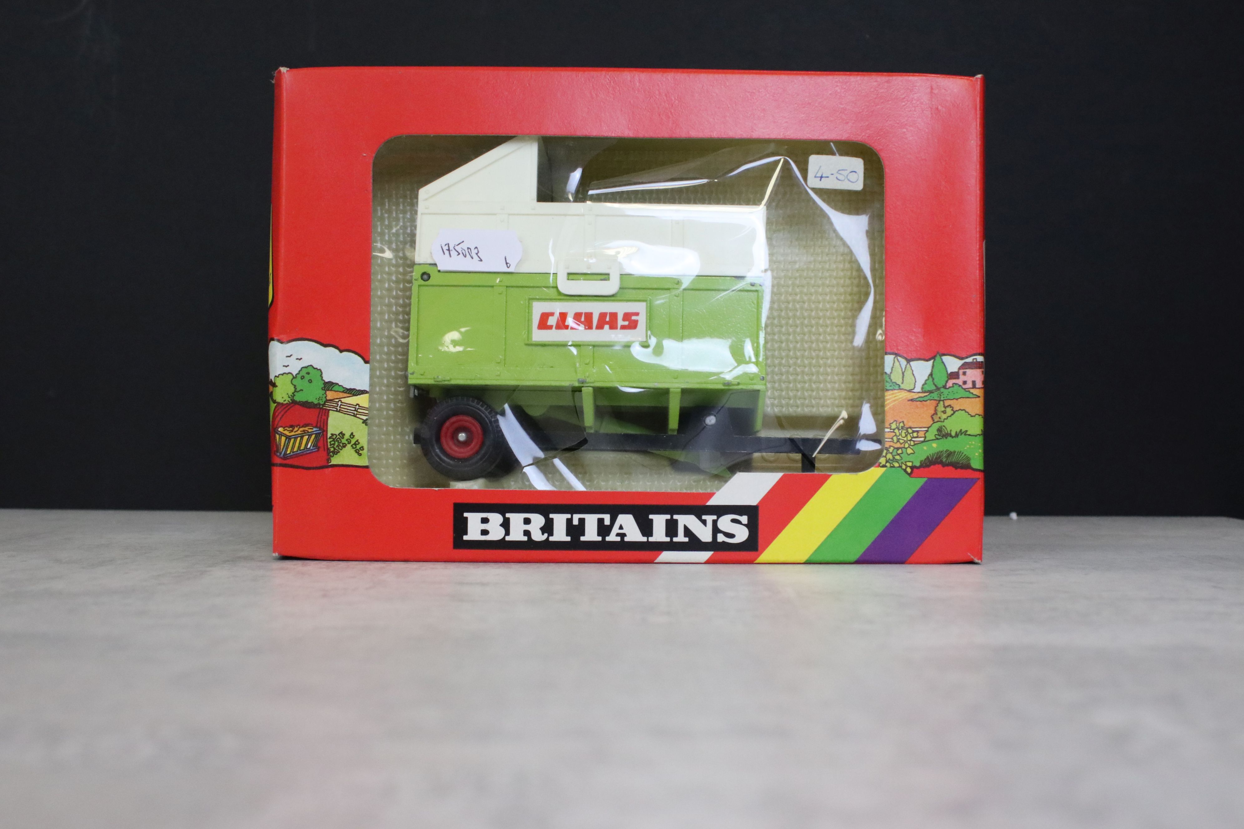 Six boxed Britains diecast metal and plastic agricultural models, to include 9563 Vacuum Tanker, - Image 5 of 9