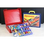 Matchbox 1970's carry case, together with a Tara toy M 20 carry case, each containing 48 Matchbox