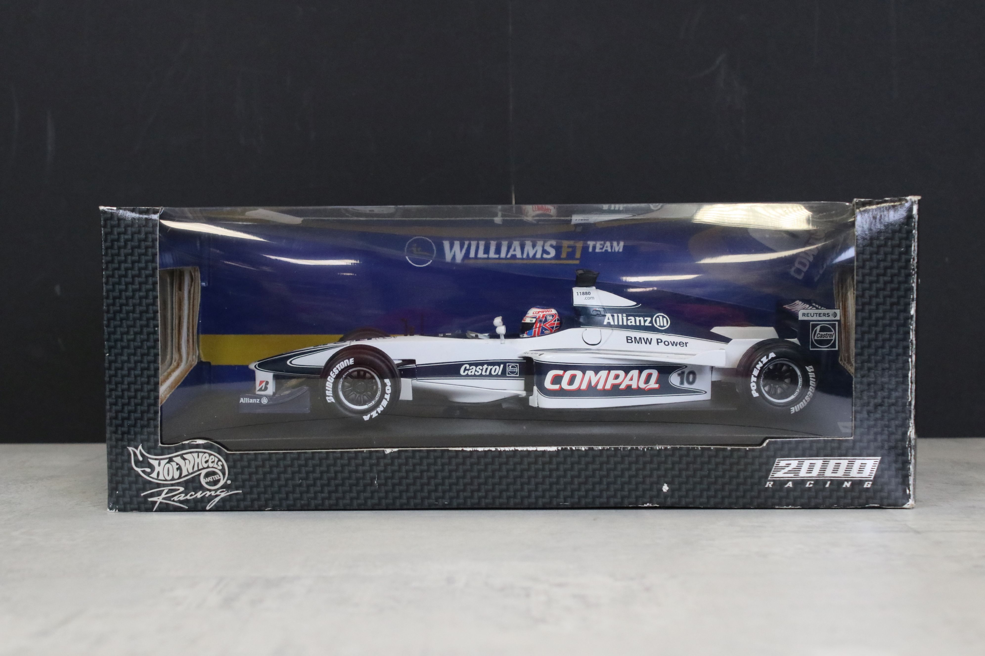 Six boxed Mattel Hot Wheels 1/18 F1 diecast models to include Jordan 199 Damon Hill, Michael - Image 11 of 16