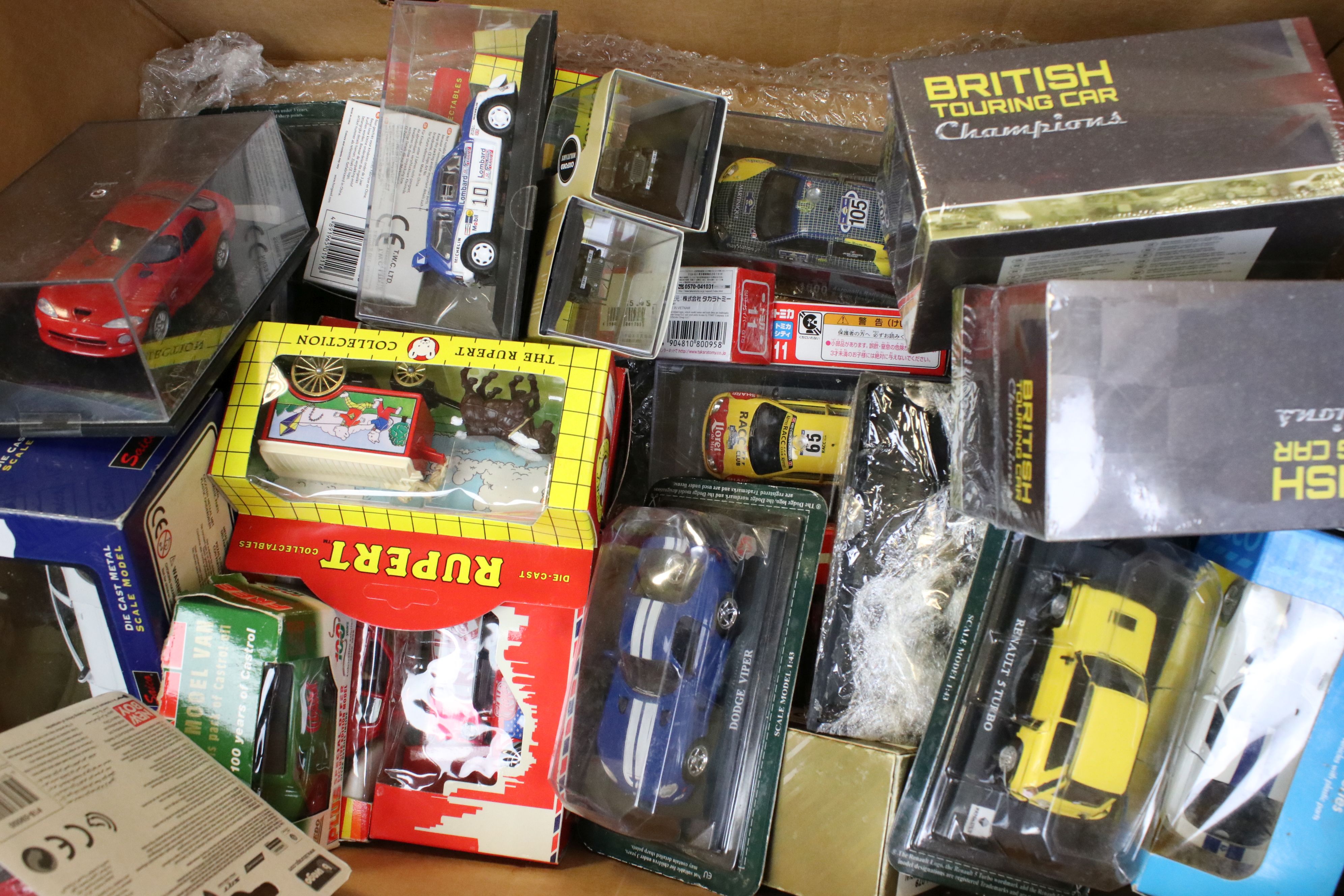 Around 55 Boxed diecast models to include Corgi, Matchbox, Burago, Fabri Editori, Lledo, Atlas - Image 3 of 11