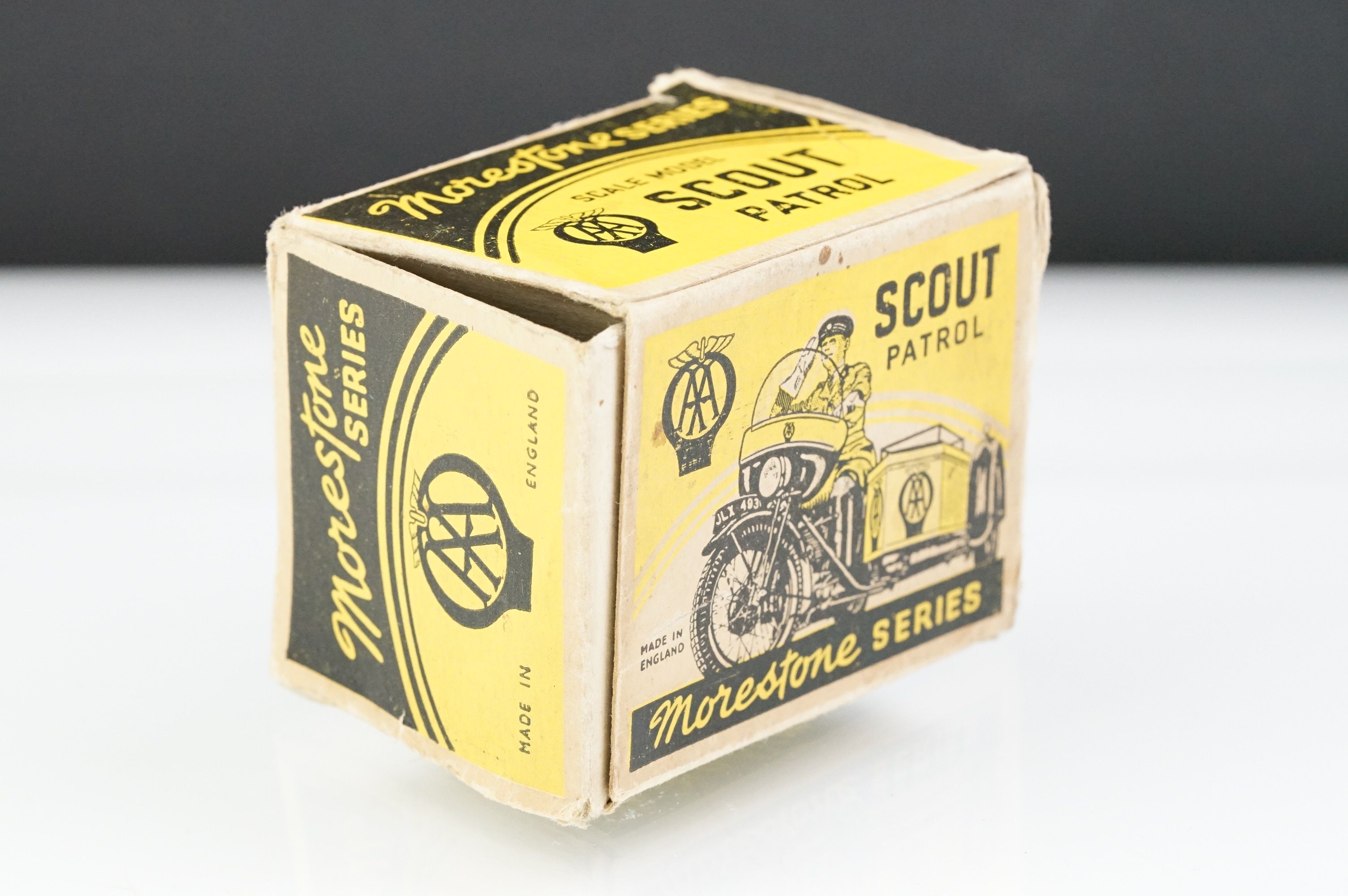 Boxed Morestone Series AA Scout Patrol diecast models, play worn with tatty box - Image 12 of 13