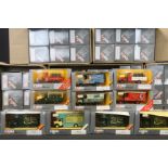 Around 50 boxed Corgi diecast models featuring commercials and public transport examples, ex (6