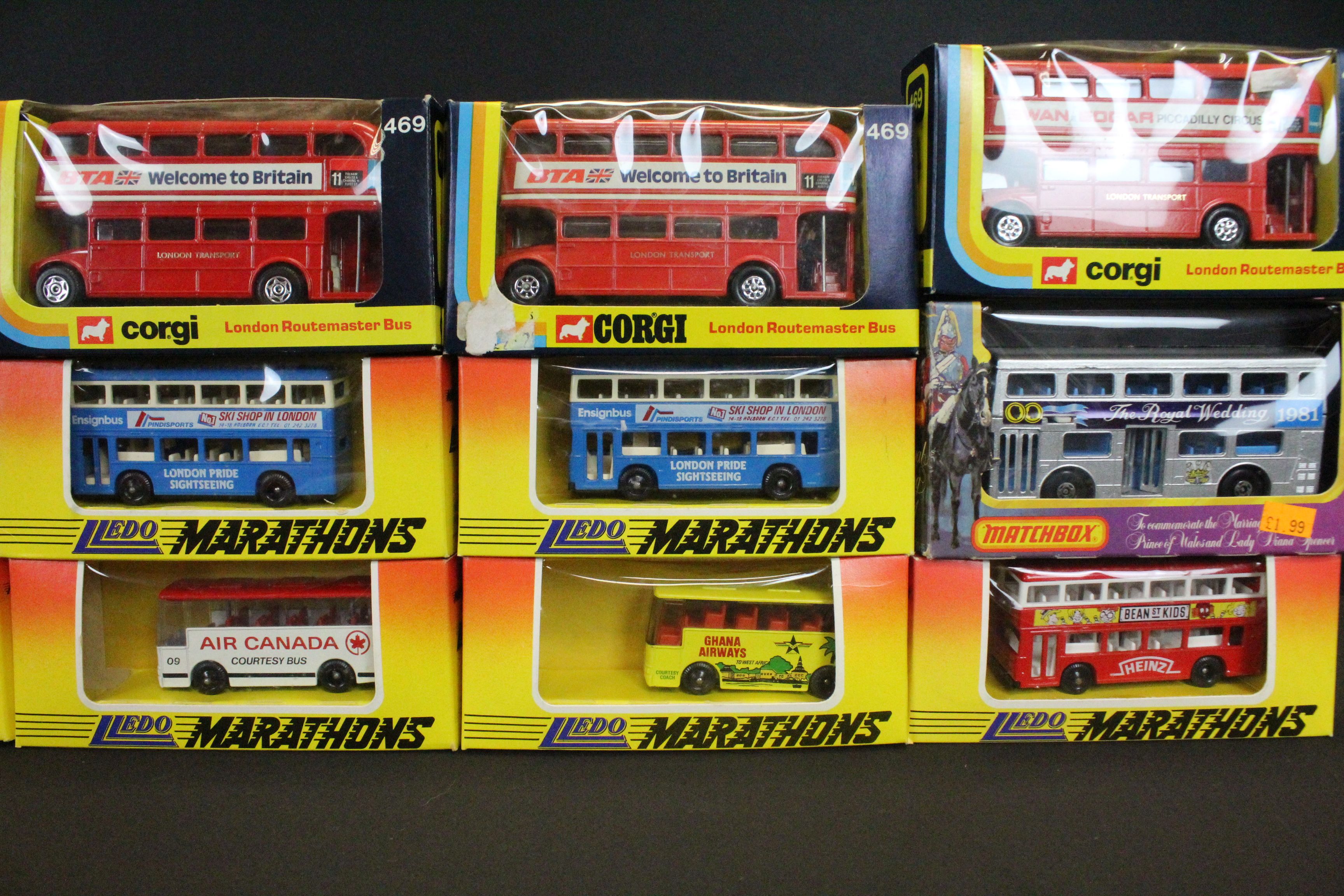 25 boxed diecast bus models, to include Corgi, Matchbox & Lledo examples, slight duplication, - Image 2 of 5