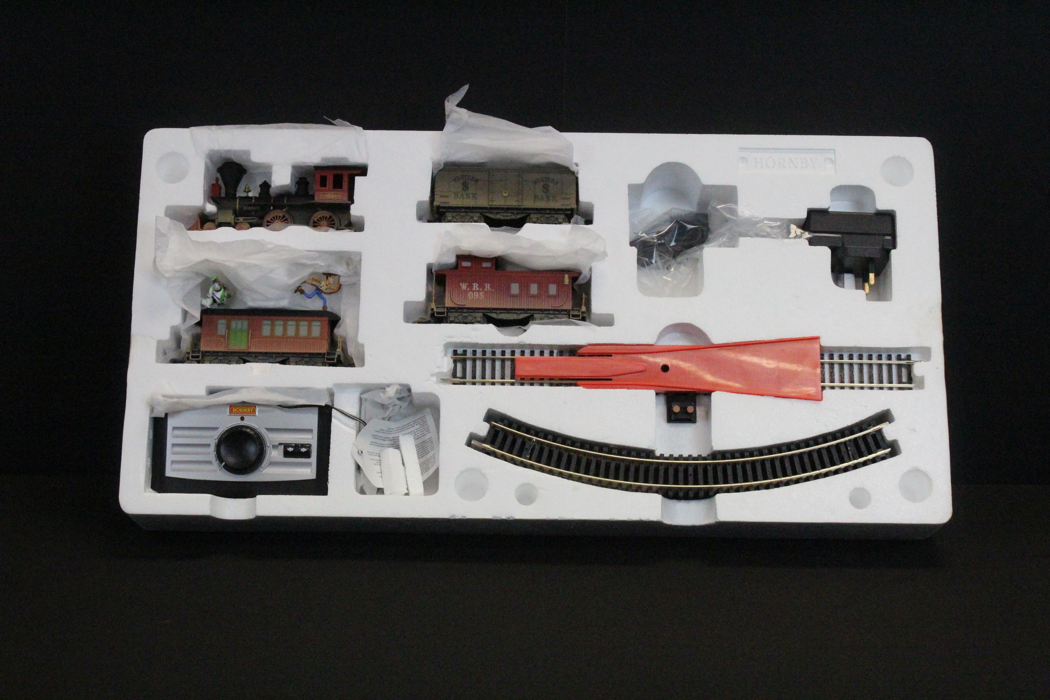 Boxed Hornby OO gauge R1149 Toy Story 3 train set, complete with locomotive, rolling stock etc - Image 4 of 7