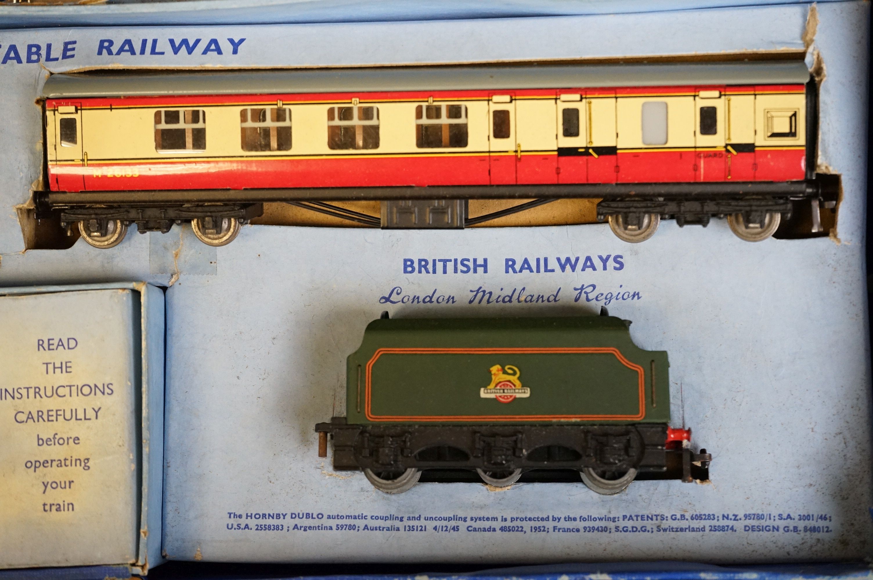 Three boxed Hornby Dublo train sets to include 2 x EDP12 Passenger Train with Duchess of Montrose - Image 10 of 17
