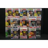 Funko - 20 Boxed Funko Pop! Television series to include 10 x The Simpsons (1205 Nelson Muntz, 899