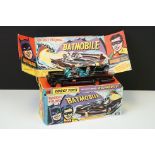 Boxed Corgi 267 Batmobile diecast model with both Batman & Robin figures, instruction bag and 3 x