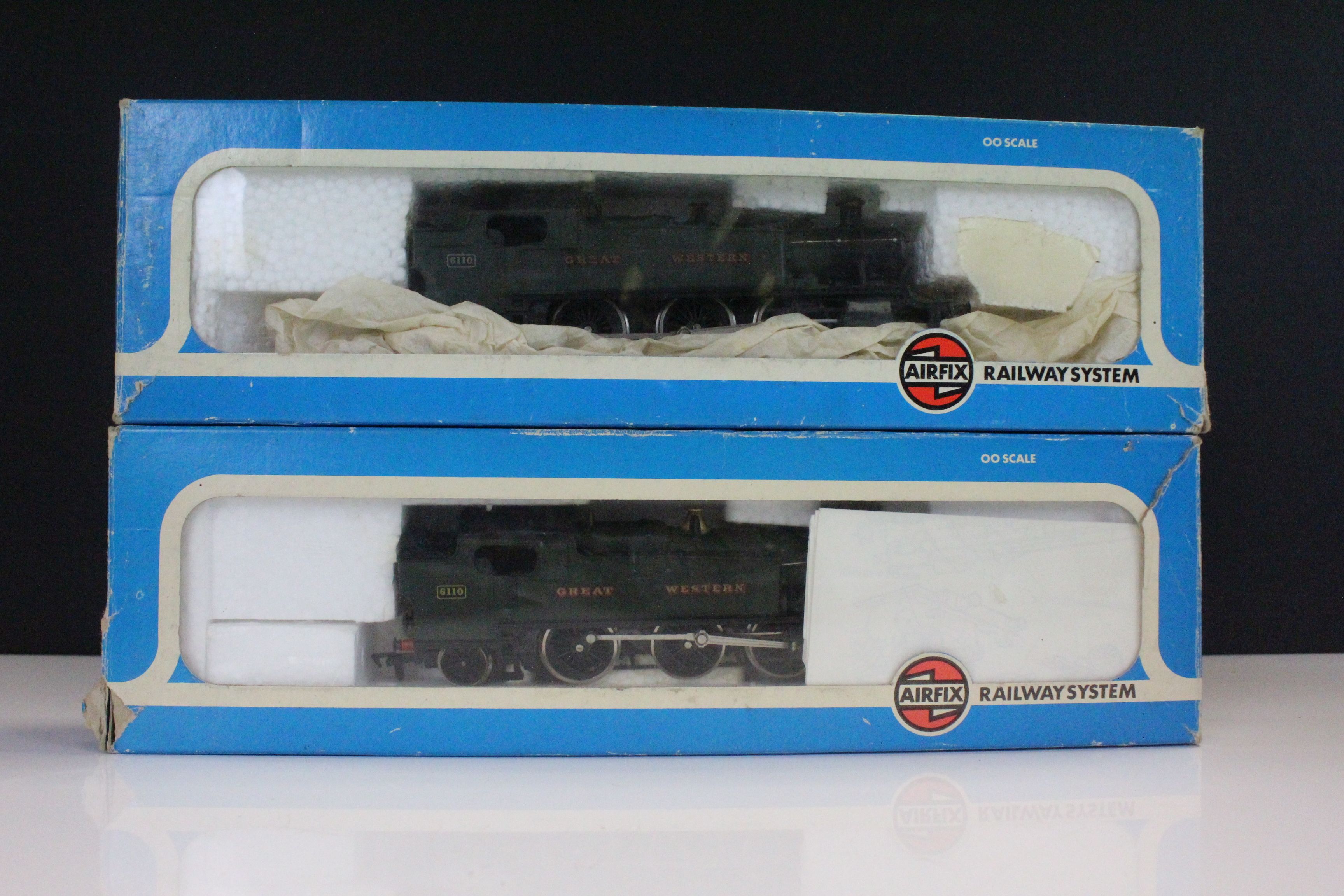Seven boxed OO gauge locomotives to include 5 x Airfix (2 x 54150-1 Prairie Tank Locomotive 2-6-2 - Image 2 of 7