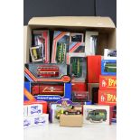 Over 40 Boxed / cased diecast models to include Britbus, EFE, Oxford Diecast, Corgi Original