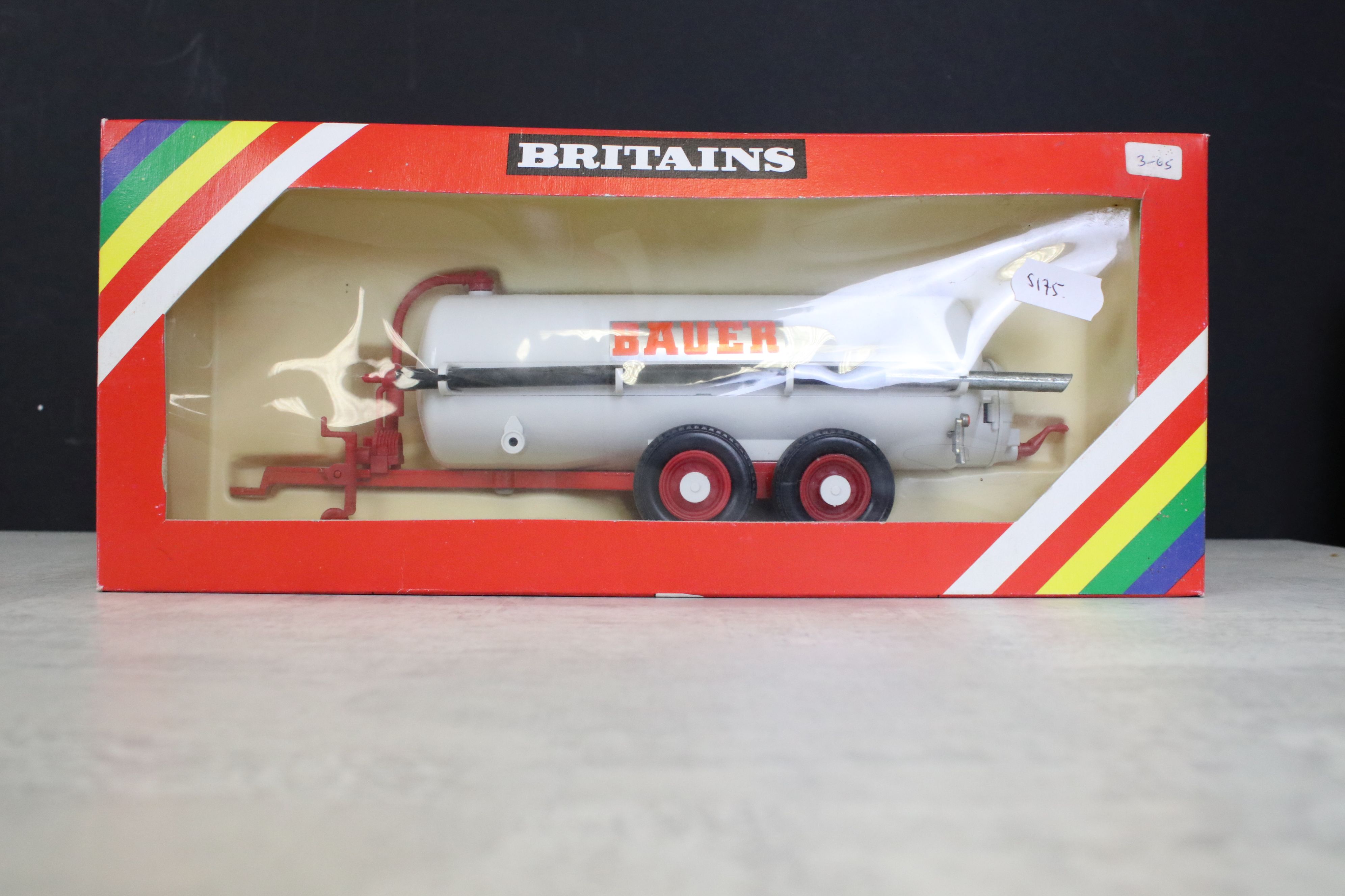 Six boxed Britains diecast metal and plastic agricultural models, to include 9563 Vacuum Tanker, - Image 2 of 9