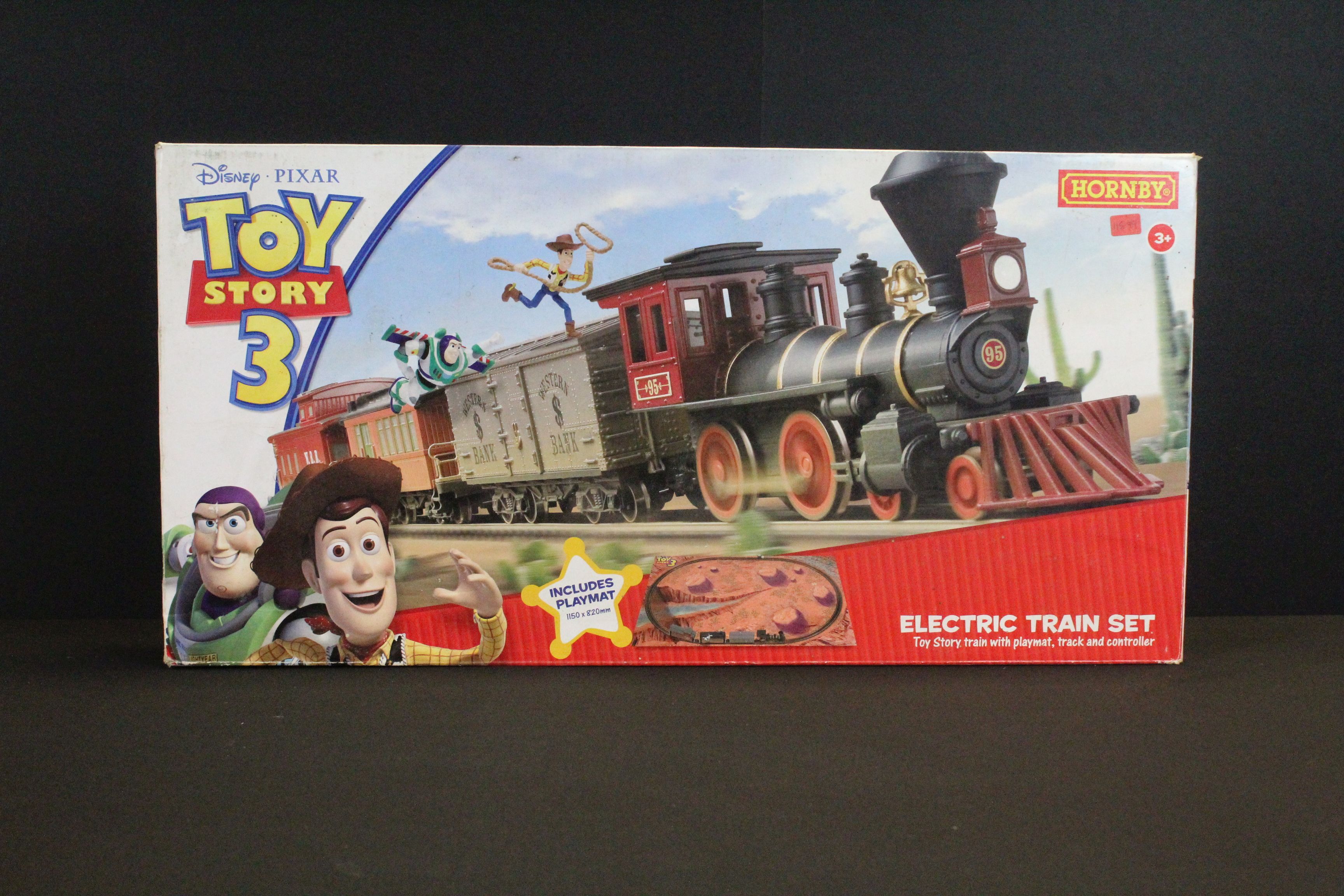 Boxed Hornby OO gauge R1149 Toy Story 3 train set, complete with locomotive, rolling stock etc
