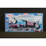 Boxed Hornby OO gauge R9682 Thomas & Friends Percy & The Mail Train set with Percy locomotive