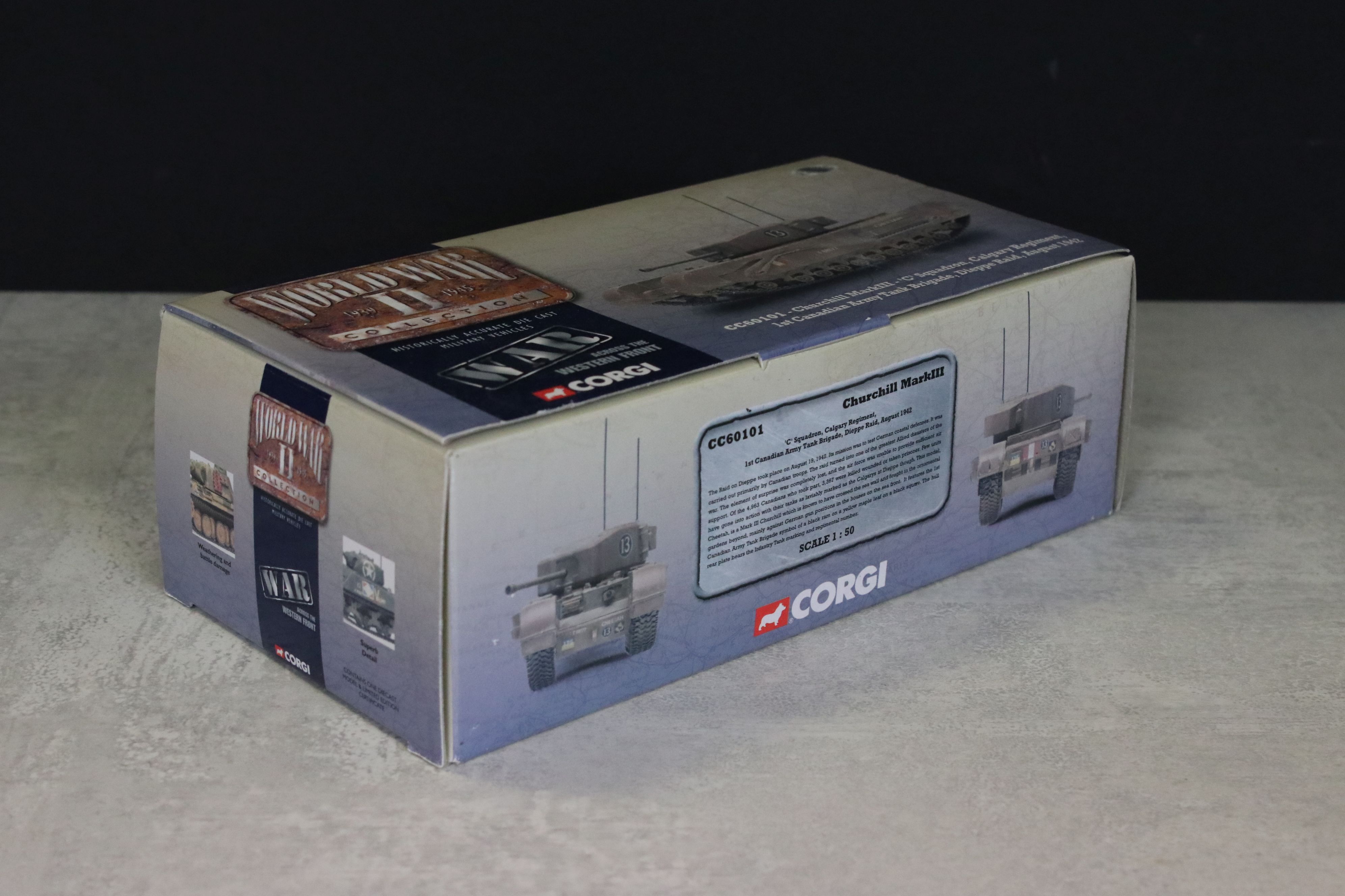 Four Boxed Corgi World War II Collection 1:50 ltd edn diecast models to include 2 x War Across the - Image 13 of 15