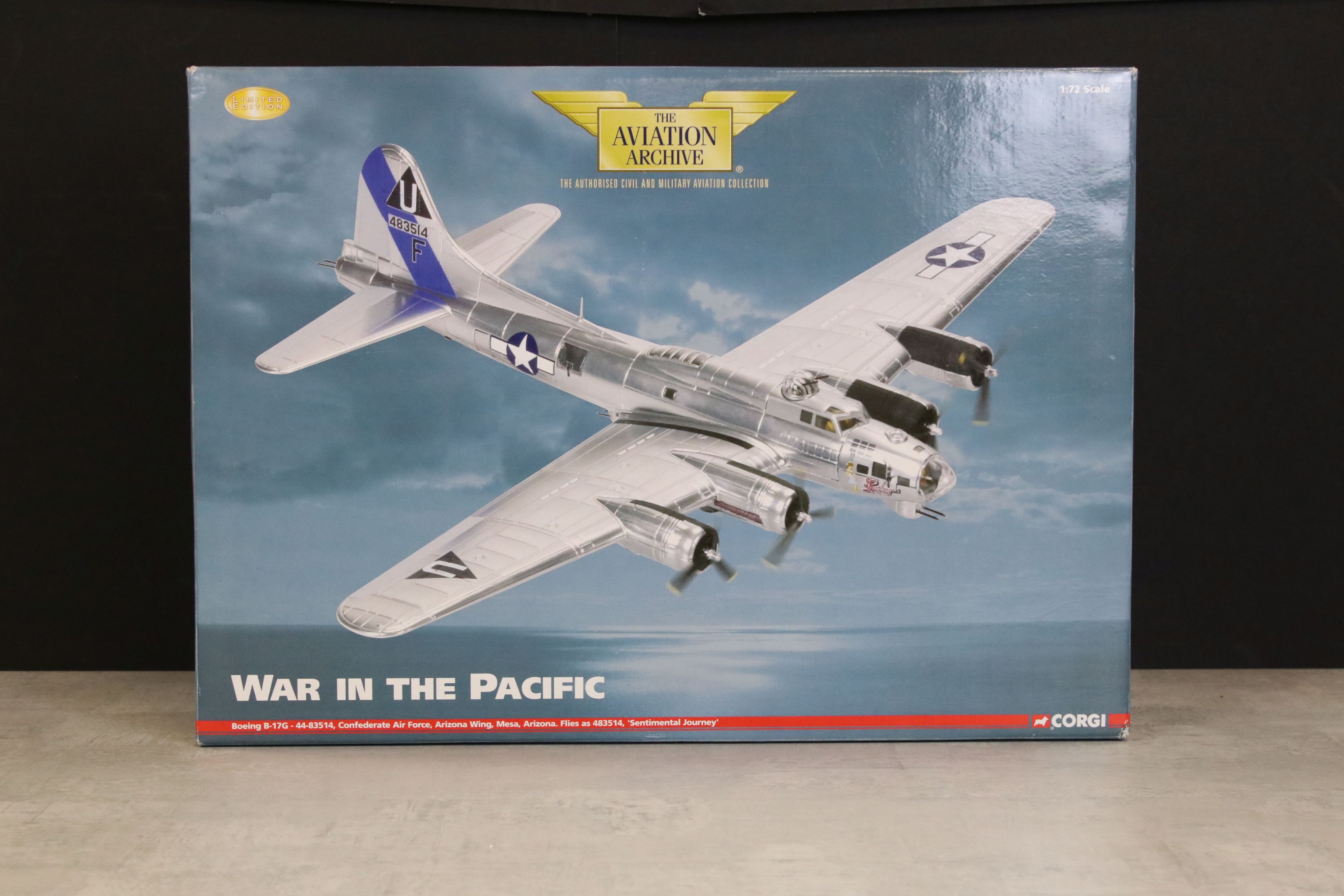 Two Boxed Corgi Aviation Archive 1/72 ltd edn military aircraft diecast models with certificates - Image 2 of 21