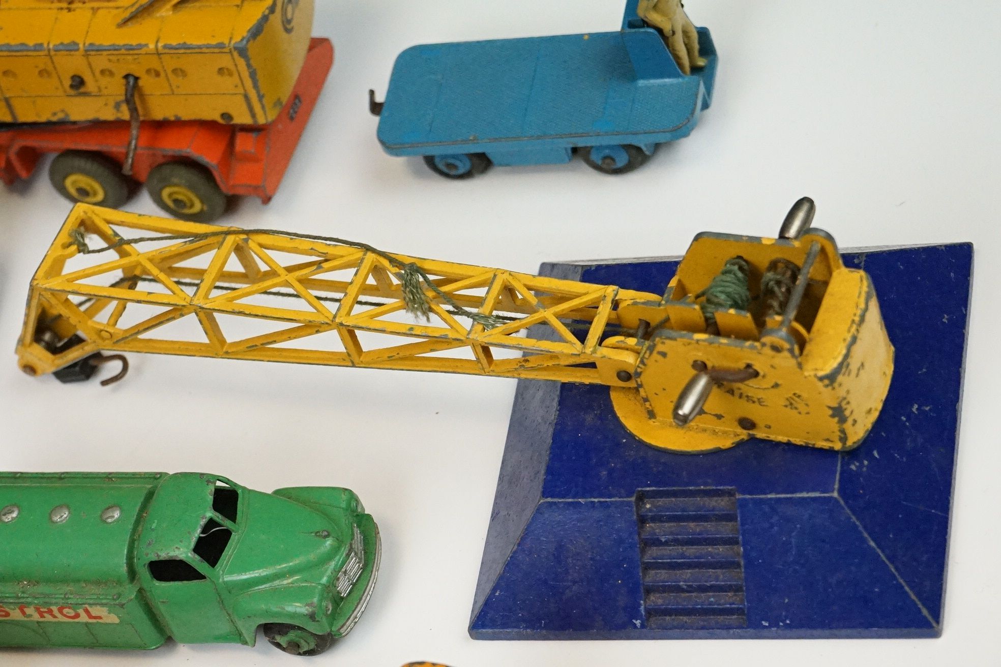 Over 20 play worn mid 20th C commercial diecast models to include Dinky and Corgi featuring Corgi - Image 8 of 11