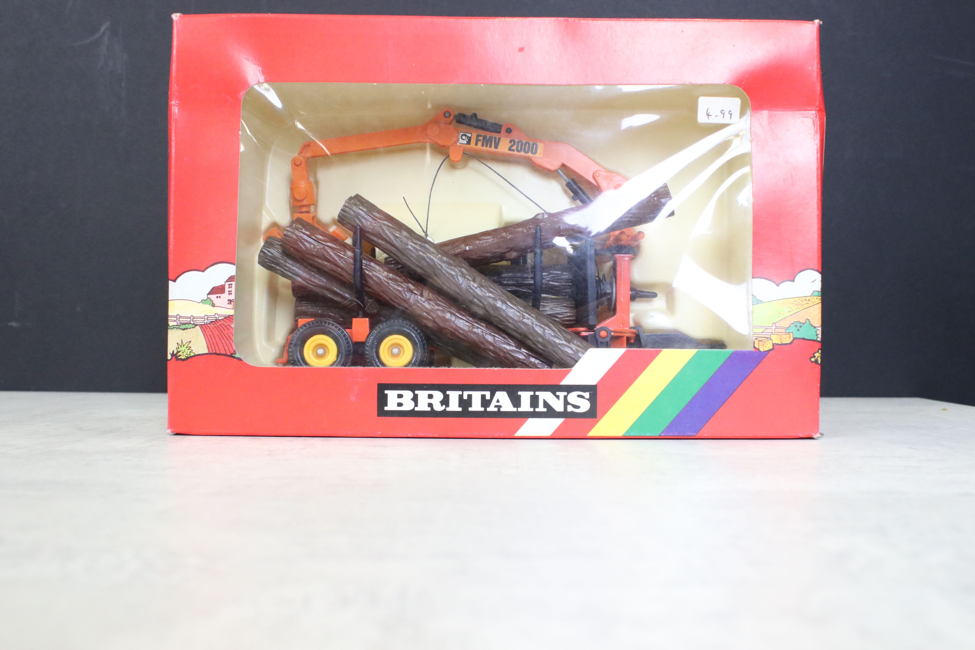 Six boxed Britains diecast metal and plastic agricultural models, to include 9563 Vacuum Tanker, - Image 7 of 9