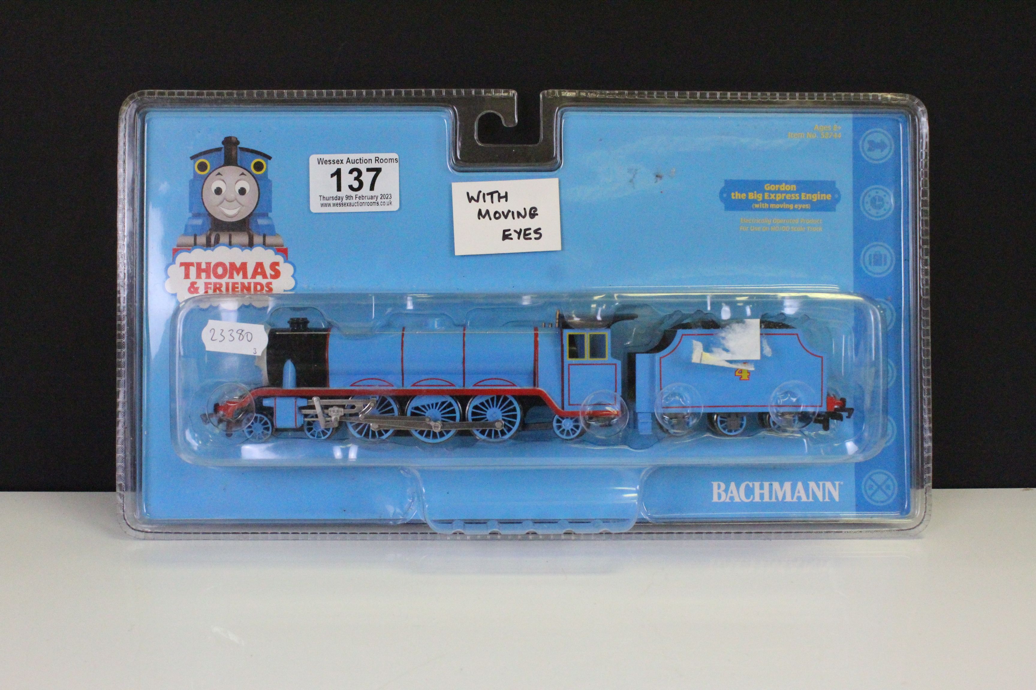 Three boxed/carded Bachmann OO gauge Thomas & Friends locomotives to include 58744 Gordon, 58745 - Image 2 of 4