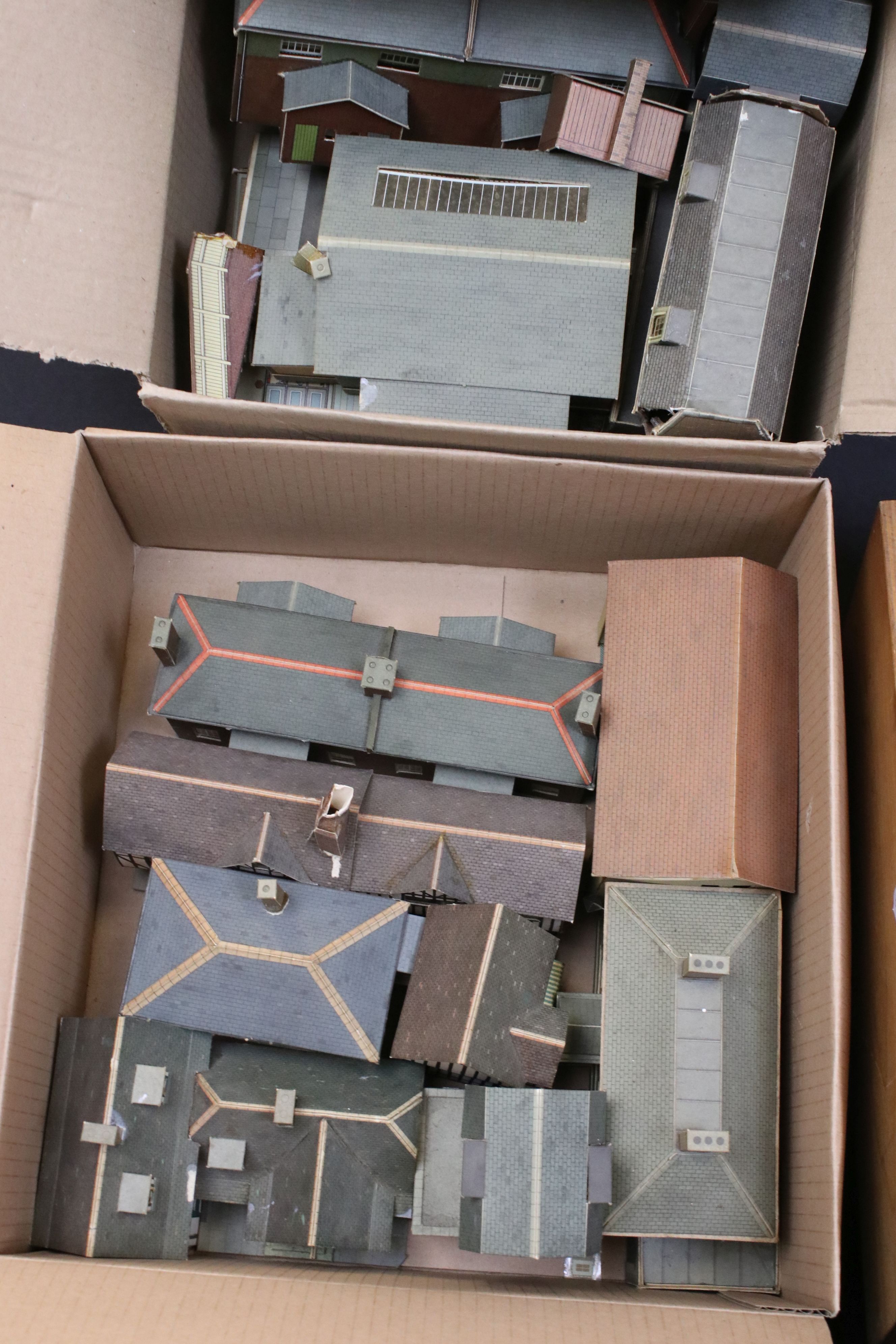 Large quantity of OO gauge model railway accessories to include good selection of trackside card - Image 6 of 20