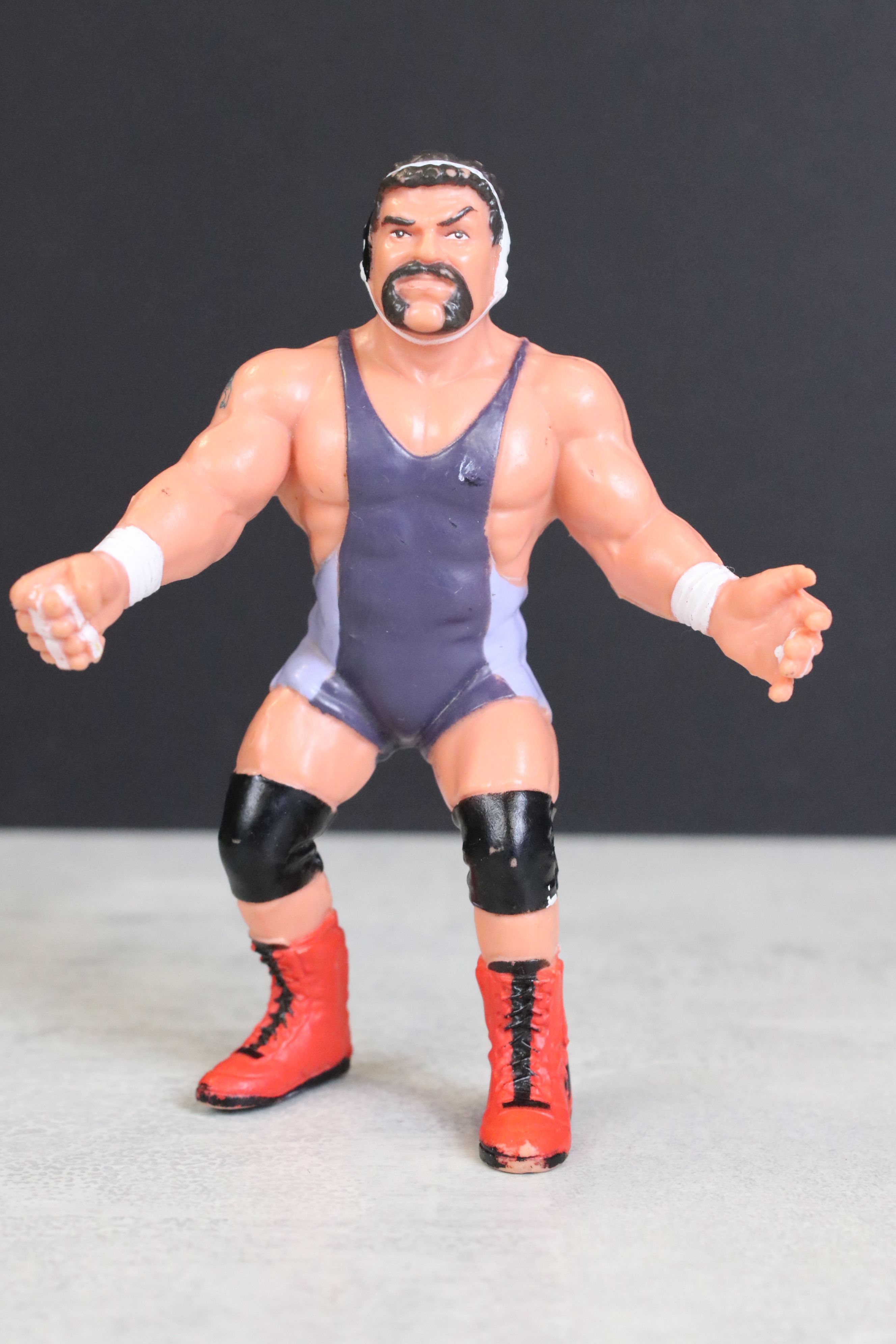 WWF / WCW Wrestling - Nine original figures to include 5 x Hasbro WWF (The Rockers, Skinner, Hulk - Image 14 of 14