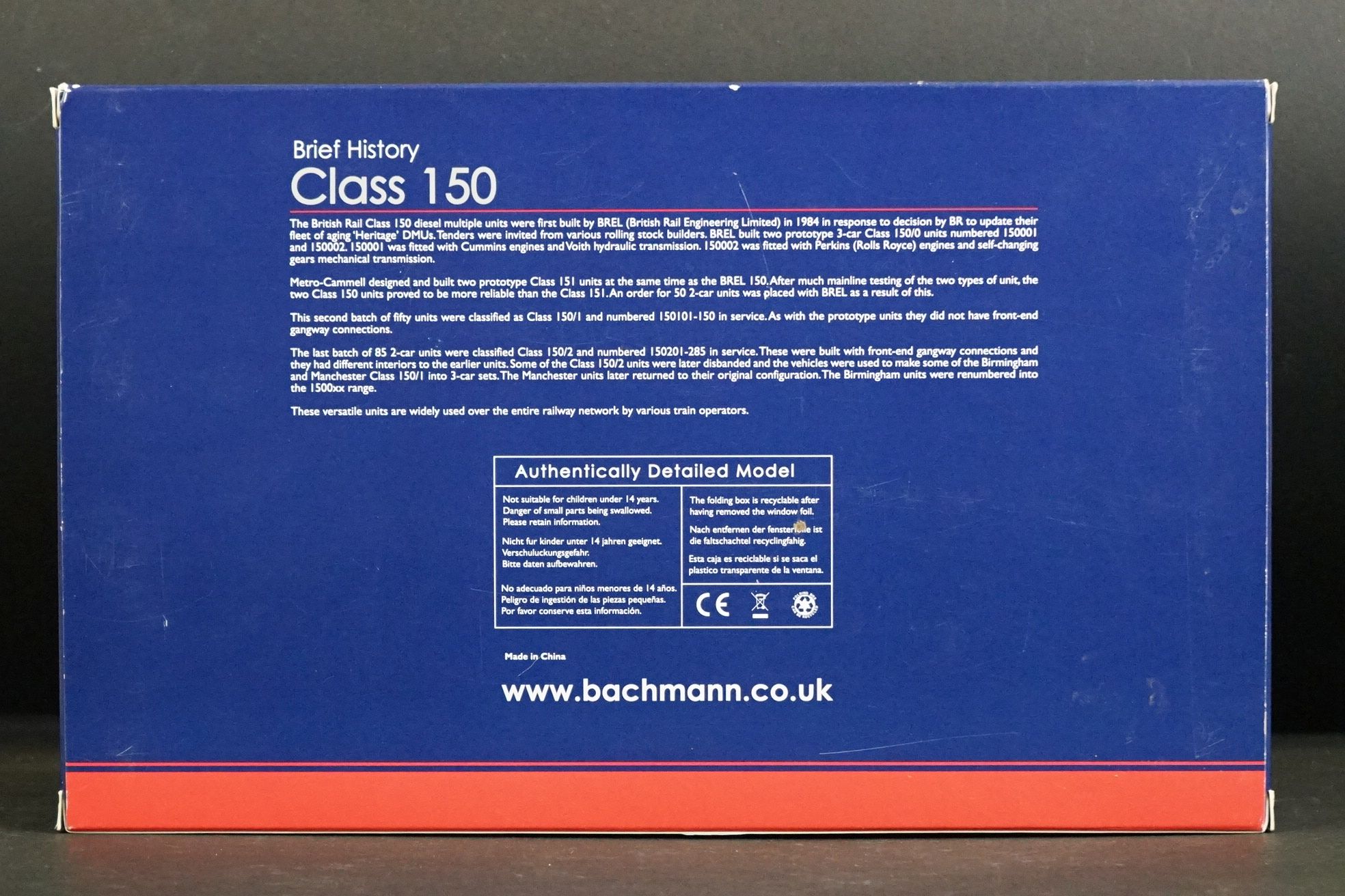 Boxed Bachmann OO gauge 32-926 Class 150/1 DMU 2 Car Centro Set, complete - Image 3 of 4